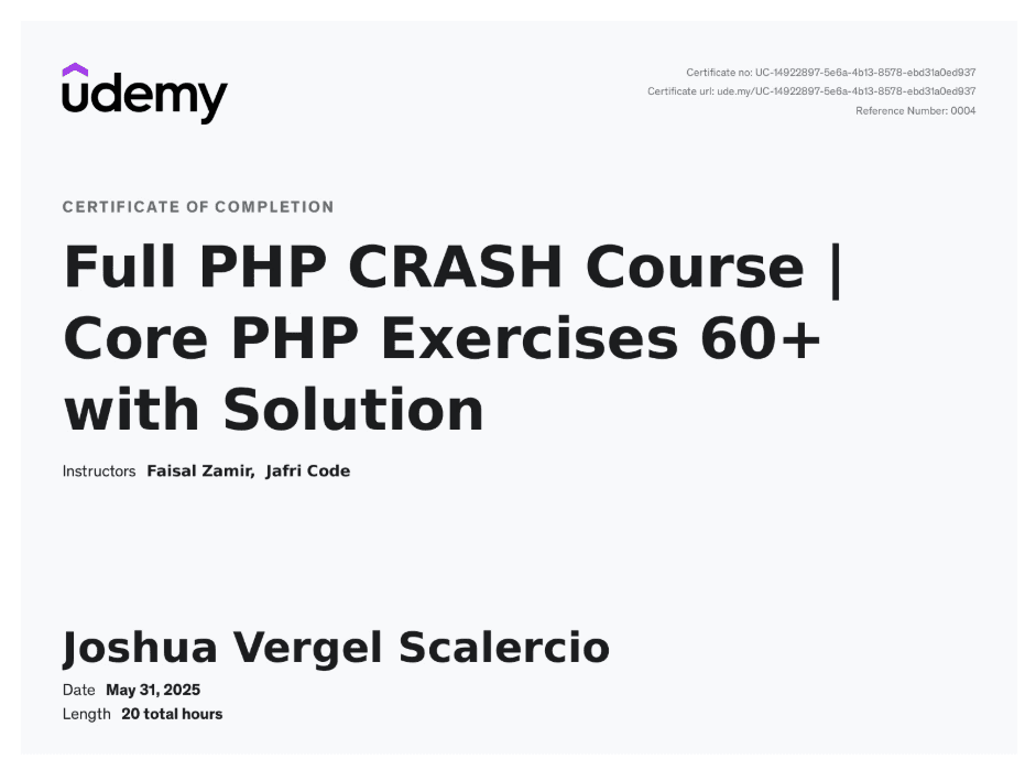 Php Course