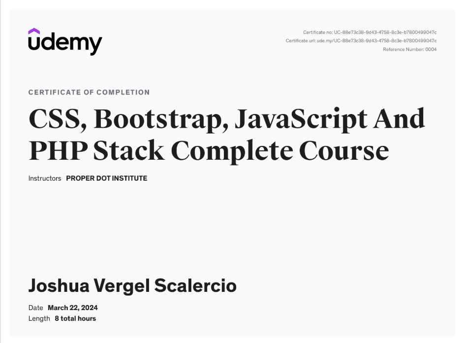 Full Stack Development Course